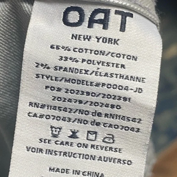 OAT New York Metallic Silver Pants - Picture 3 of 7